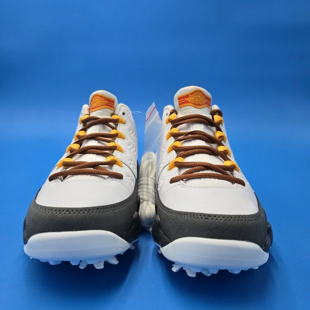 Air Jordan 9‎ Retro Golf Barons White Black Wolf Grey FN6931-100 Mens Size 6 NEW